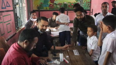 ঠাকুরগাঁওয়ে যুবদলের উদ্যোগে বিনামূল্যে স্বাস্থ্যসেবা ক্যাম্প 
