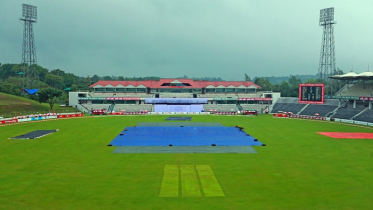 সিলেট টেস্ট: বৃষ্টিতে ভেসে গেলো প্রথম সেশন