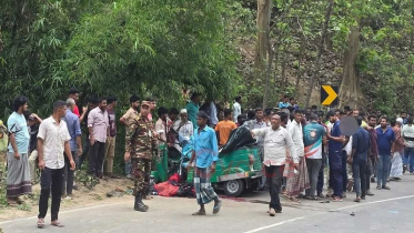 রাঙামাটিতে পিকআপ-অটোরিকশার সংঘর্ষে নিহত ৫