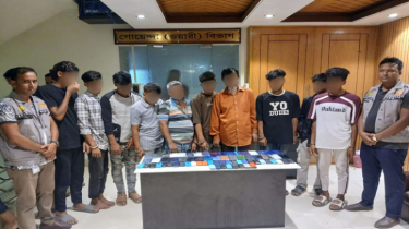 গুলিস্তানে পুলিশের অভিযান: চোরাই মোবাইল চক্রের ১০ সদস্য গ্রেফতার