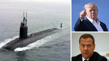 Trump Orders Two Nuclear Submarines in Response to ExPresident Medvedev’s Threatening Remarks