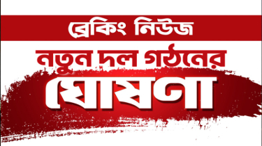 নতুন দল গঠনের ঘোষণা