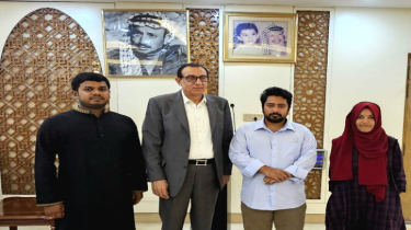 ফিলিস্তিনের রাষ্ট্রদূতের সাথে এনসিপি নেতৃবৃন্দের সাক্ষাৎ।