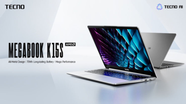 TECNO launches MEGABOOK K15S laptop in Bangladesh