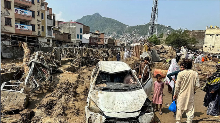 Cloudburst-driven flash floods kill 300+ in North Pakistan; Buner Cloudburst-driven flash floods kill 300+ in North Pakistan; Buner