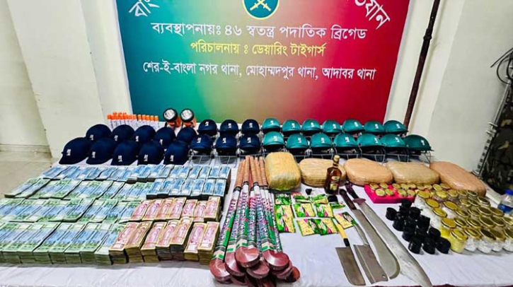 মোহাম্মদপুরে বুনিয়া সোহেলের আস্তানায় পুলিশের অভিযান যা মিললো