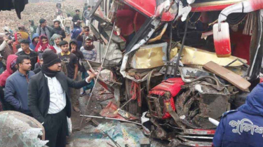 টাঙ্গাইল–ময়মনসিংহ মহাসড়কে দুই বাসের সংঘর্ষ, আহত ২২