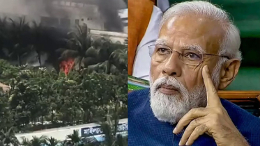 মাইলস্টোনে বিমান বিধ্বস্তের ঘটনায় নরেন্দ্র মোদির শোক