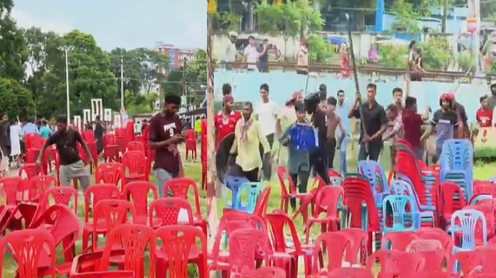 এবার ‘জয় বাংলা’ স্লোগান দিয়ে এনসিপির সমাবেশে ছাত্রলীগের হামলা-ভাঙচুর