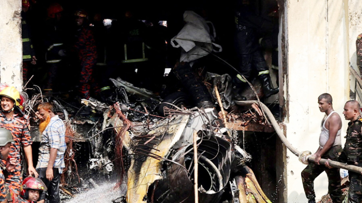 Bangladesh Air Force Jet Crashes into Dhaka School, Killing at Least 19 Bangladesh Air Force Jet Crashes into Dhaka School, Killing at Least 19