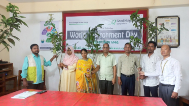 পীরগঞ্জে বিশ্ব পরিবেশ দিবস উপলক্ষে চারা বিতরণ