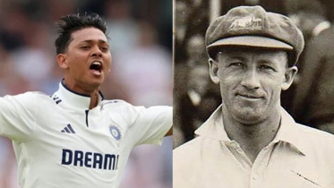 সেঞ্চুরি করে স্যার ডন ব্র্যাডম্যানের যে রেকর্ড ভাঙলেন জয়সওয়াল