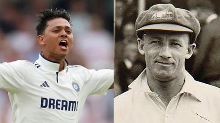সেঞ্চুরি করে স্যার ডন ব্র্যাডম্যানের যে রেকর্ড ভাঙলেন জয়সওয়াল