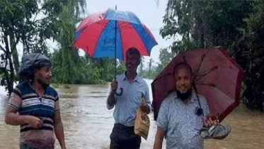 ফেনীতে রেকর্ড বৃষ্টিপাত, কয়েকটি গ্রাম প্লাবিত