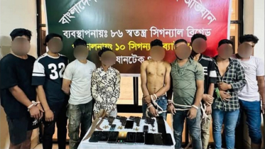 রাজধানীতে সেনাবাহিনীর অভিযান: অস্ত্র-গোলাবারুদসহ গ্রেপ্তার ১০ 