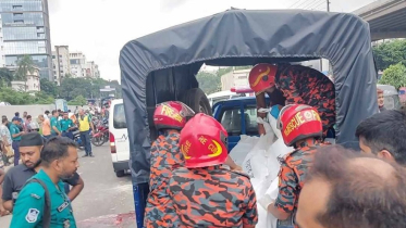 বনানীতে লরিচাপায় প্রাণ গেলো দুই মোটরসাইকেল আরোহীর