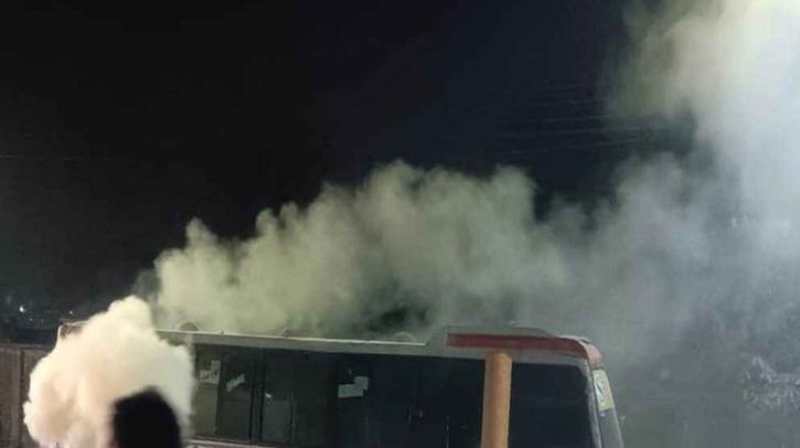 ঢাকায় একের পর এক বাসে অগ্নিকাণ্ড
