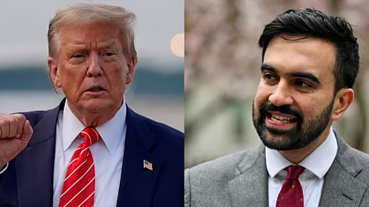 ট্রাম্পের হুঁশিয়ারি: মামদানি মেয়র হলে বন্ধ ফেডারেল তহবিল