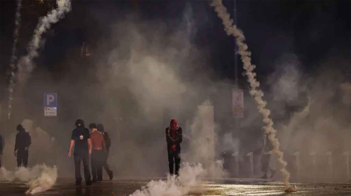 বিশ্বকাপ বাছাইপর্বের আগে ইতালিতে ফিলিস্তিনি সমর্থক বিক্ষোভ