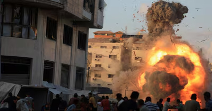 Massive Tower Blocks Destroyed in Gaza City Amid Intensified Israeli Strikes