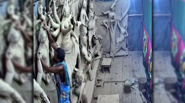 শৈলকুপায় দূর্গা প্রতিমা ভাংচুর, আটক ১