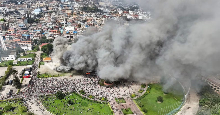 Nepal’s Parliament Torched as PM Oli Resigns Amid Gen-Z–Led Anti-Corruption Unrest Nepal’s Parliament Torched as PM Oli Resigns Amid Gen-Z–Led Anti-Corruption Unrest