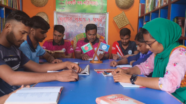 অবহেলিত এলাকায় জ্ঞানের আলো ছড়াচ্ছে অক্সিজেন পাঠাগার