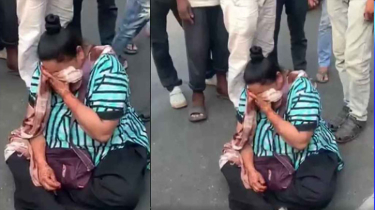 মাত্র দুই পুরি কম পেয়ে রাস্তায় বসে অবরোধ নারীর