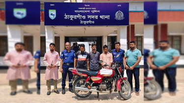 ঠাকুরগাঁওয়ে মোটর সাইকেল চুরির ঘটনায় জড়িত থাকায়  ‘জুলাই যোদ্ধা’সহ আটক-৩