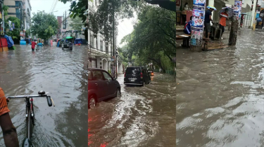 আশ্বিনের বৃষ্টিতে তলিয়ে গেছে ঢাকার বহু সড়ক