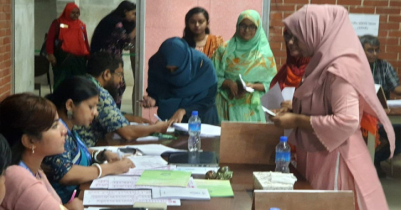 শহীদ তাজউদ্দীনে দ্বিতীয় দফায় ভোট শুরু, ১০ মিনিটের স্থগিত শেষে