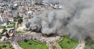 Nepal’s Parliament Torched as PM Oli Resigns Amid Gen-Z–Led Anti-Corruption Unrest
