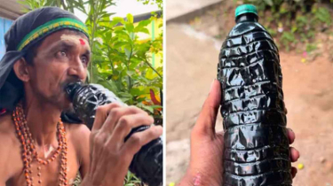 ভাত-রুটি নয়, ইঞ্জিন তেলেই চলে তার পেট