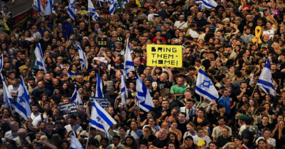 Thousands Flood Jerusalem, Demanding Netanyahu Strike Hostage Release Deal