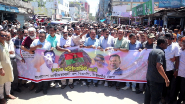 ঠাকুরগাঁওয়ে বিএনপির ৪৭তম প্রতিষ্ঠা বার্ষিকী উপলক্ষ্যে শোভাযাত্রা