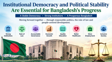 Institutional Democracy and Political Stability Are Essential for Bangladesh’s Progress