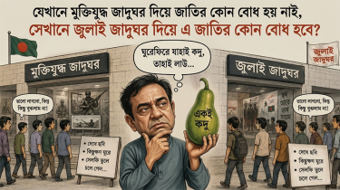 ‘মুক্তিযুদ্ধ জাদুঘর’ বনাম ‘জুলাই জাদুঘর’: সামাজিক মাধ্যমে কার্টুনে নতুন বিতর্ক