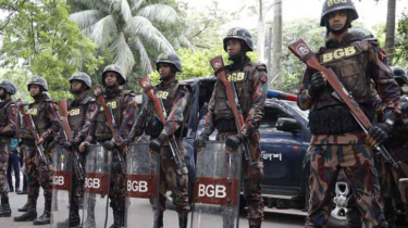 উত্তপ্ত পরিস্থিতিতে প্রধান ‍উপদেষ্টার বাসভবন এলাকায় ৬ প্লাটুন বিজিবি মোতায়েন