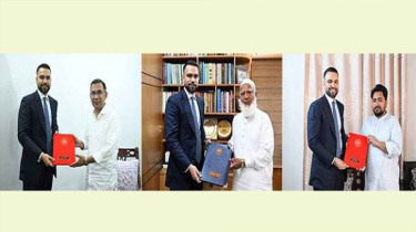 তারেক রহমানসহ তিন দলের প্রধানের হাতে প্রধান উপদেষ্টার শুভেচ্ছা