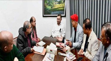 তারেক রহমানের সঙ্গে জাতীয় প্রেস ক্লাব নেতাদের সৌজন্য সাক্ষাৎ