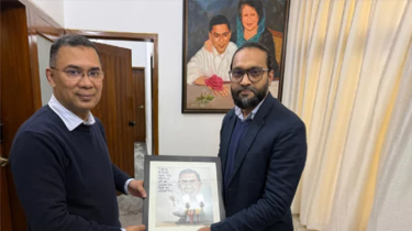 কার্টুনিস্ট উদয়কে ধন্যবাদ জানালেন তারেক রহমান