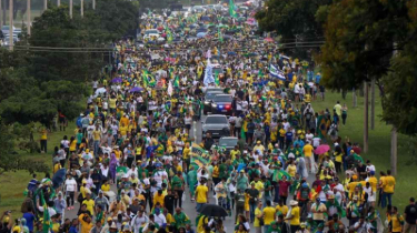 ব্রাজিলে বিক্ষোভ চলাকালে বজ্রপাত, আহত ৮৯