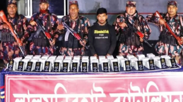 সীমান্তে বিপুল পরিমাণ ভারতীয় মোবাইল ফোনের ডিসপ্লেসহ আটক ১