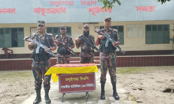 সাতক্ষীরা সীমান্তে বিজিবির অভিযানে ভারতীয় পণ্য ও মাদক জব্দ