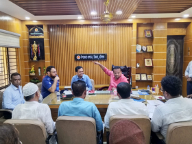 হিজলায় উন্নয়ন কর্মকাণ্ড পরিদর্শন, বৃক্ষরোপণ কর্মসূচির উদ্বোধন ও নতুন প্রকল্প ঘোষণা