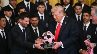 Lionel Messi Faces Backlash for Applauding Trump During Remarks on U.S. Military Actions Agains