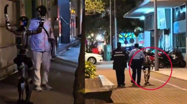 বৃদ্ধাকে ভয় দেখানোর অভিযোগে রোবট আটক