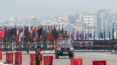 স্বাধীনতা দিবসে দেড় যুগ পর মনোমুগ্ধকর কুচকাওয়াজ