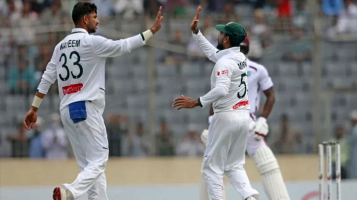 ২৪৫ রানে অলআউট ওয়েস্ট ইন্ডিজ, বাংলাদেশের লিড ২৭ রান
