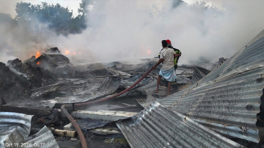 গাজীপুরে পৃথক আগুনে তিন ঝুট গুদাম পুড়ে ছাই, ক্ষতি ৫০ লাখ টাকা গাজীপুরে পৃথক আগুনে তিন ঝুট গুদাম পুড়ে ছাই, ক্ষতি ৫০ লাখ টাকা